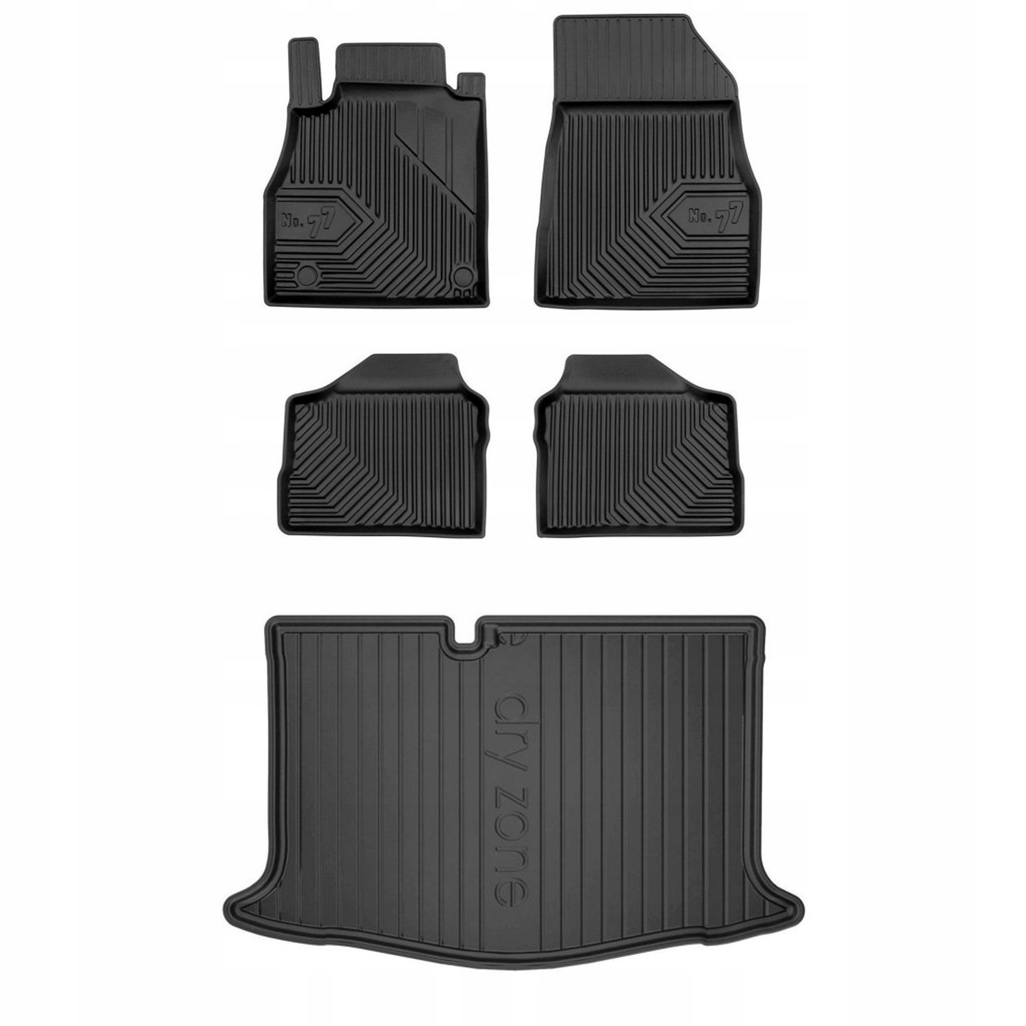 Gumová sada kobercov a rohoží Nissan Micra K14 od roku 2016