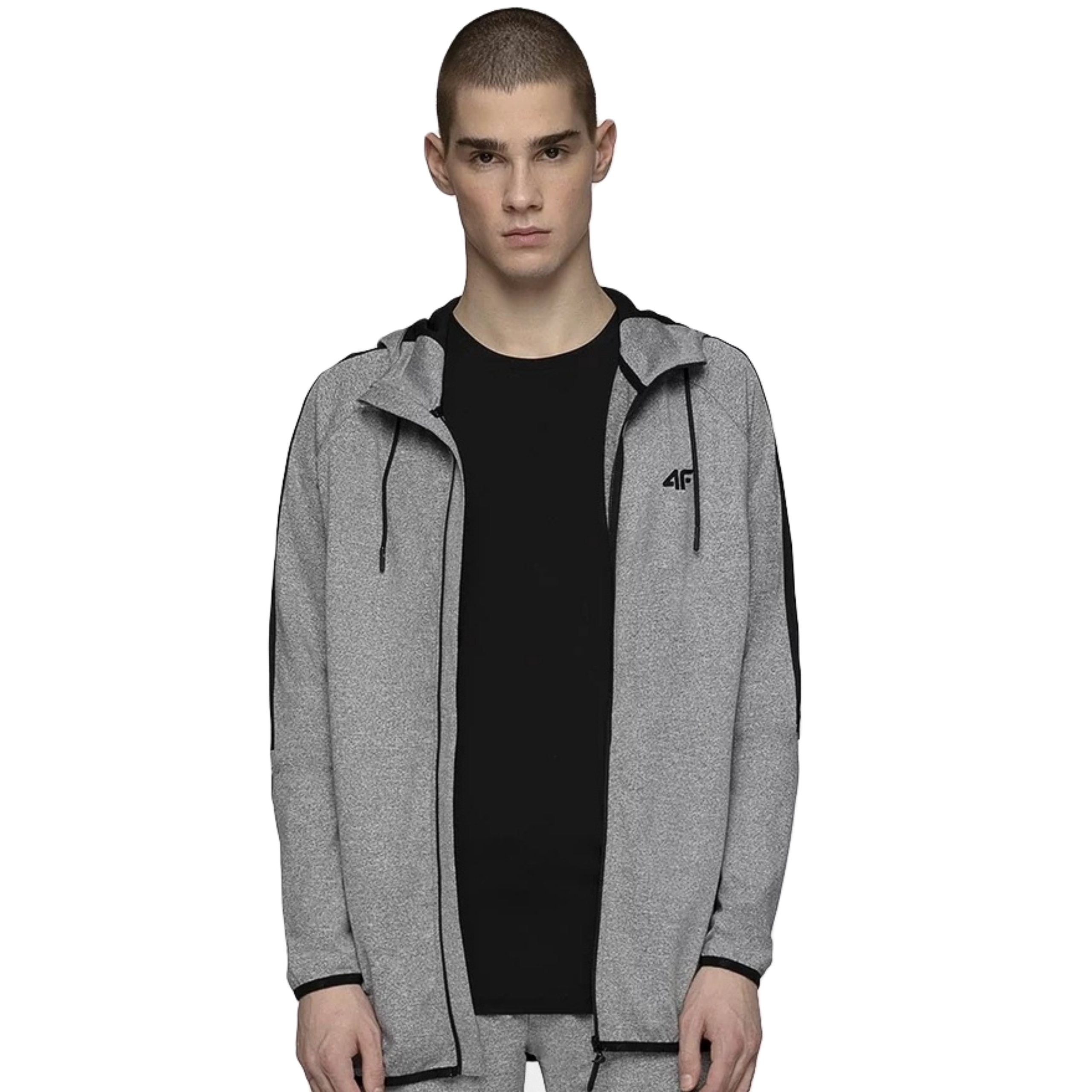 

4F Bluza Treningowa Męska Kaptur Szybkoschnąca XL