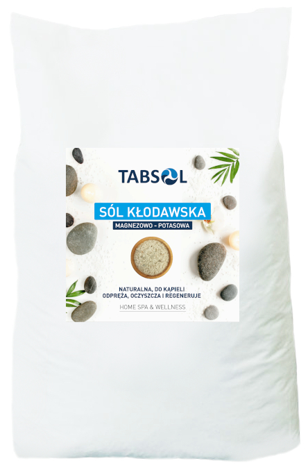

Sól Kłodawska Magnezowo Potasowa kąpiel Spa 25kg