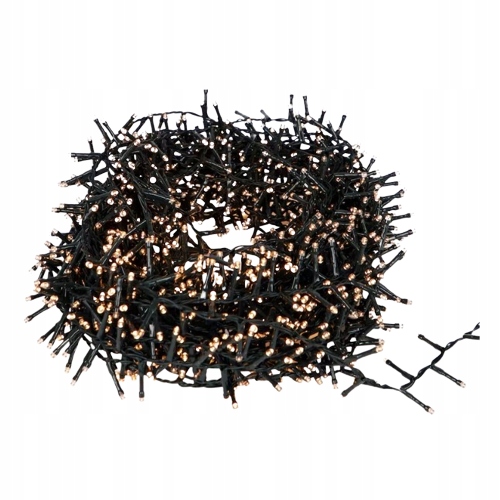 LAMPKI CHOINKOWE WEWNĘTRZNE ZEWNĘTRZNE 1250LED CIEPŁE BIAŁE OŚWIETLENIE 30M Marka Luxuriance Lights