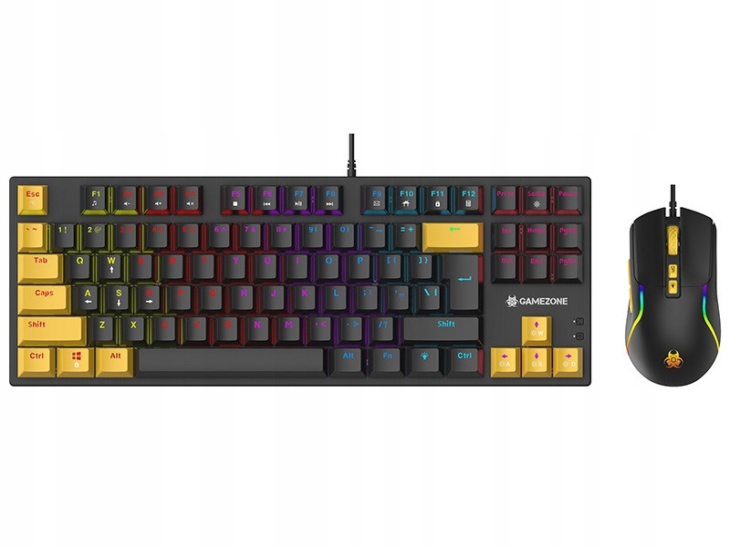 Zestaw klawiatura i mysz Tracer Gamezone Hornet87 Usb