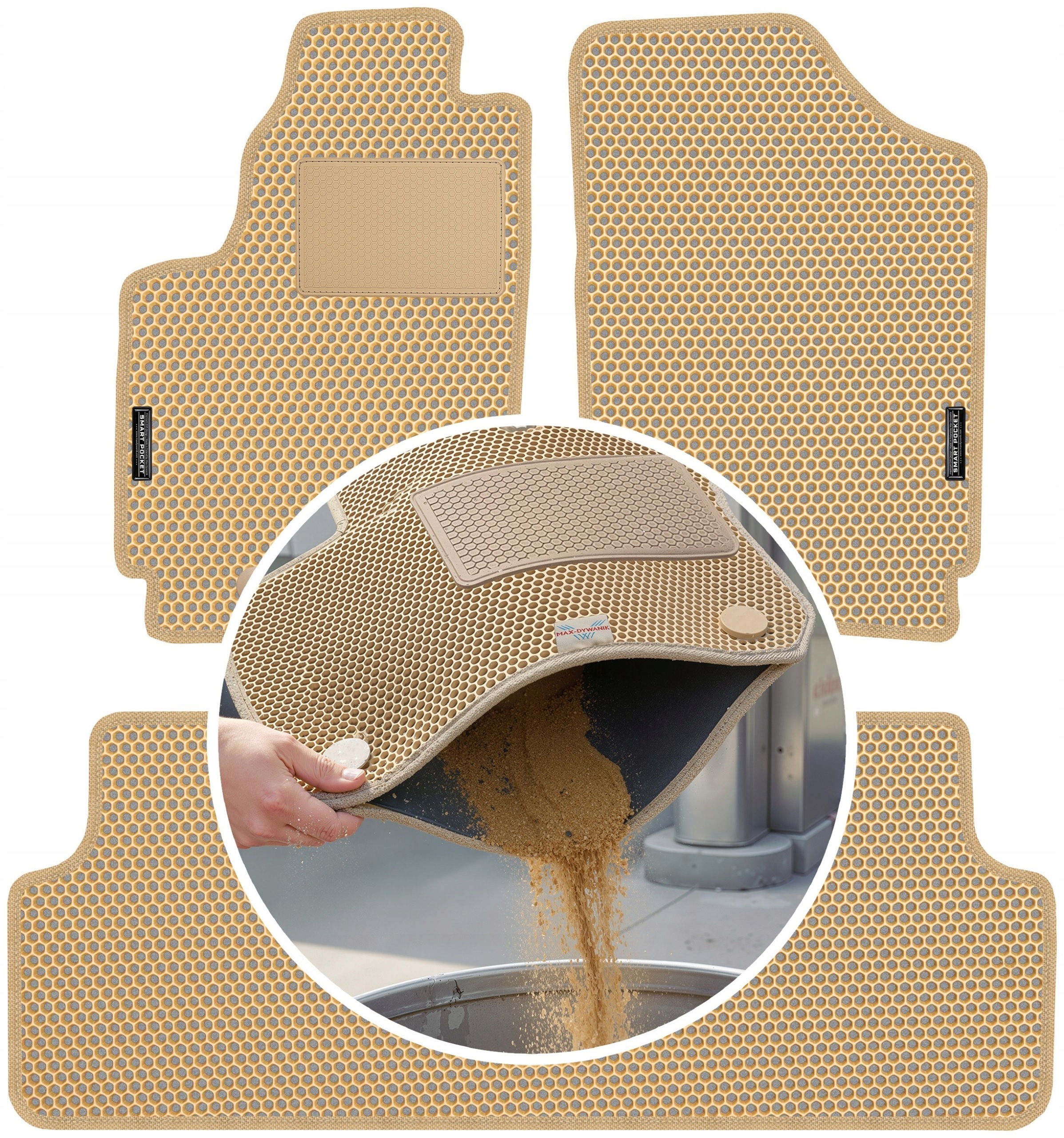 Citroen Berlingo I 2005-2008 Koberce Eva Smart Pocket