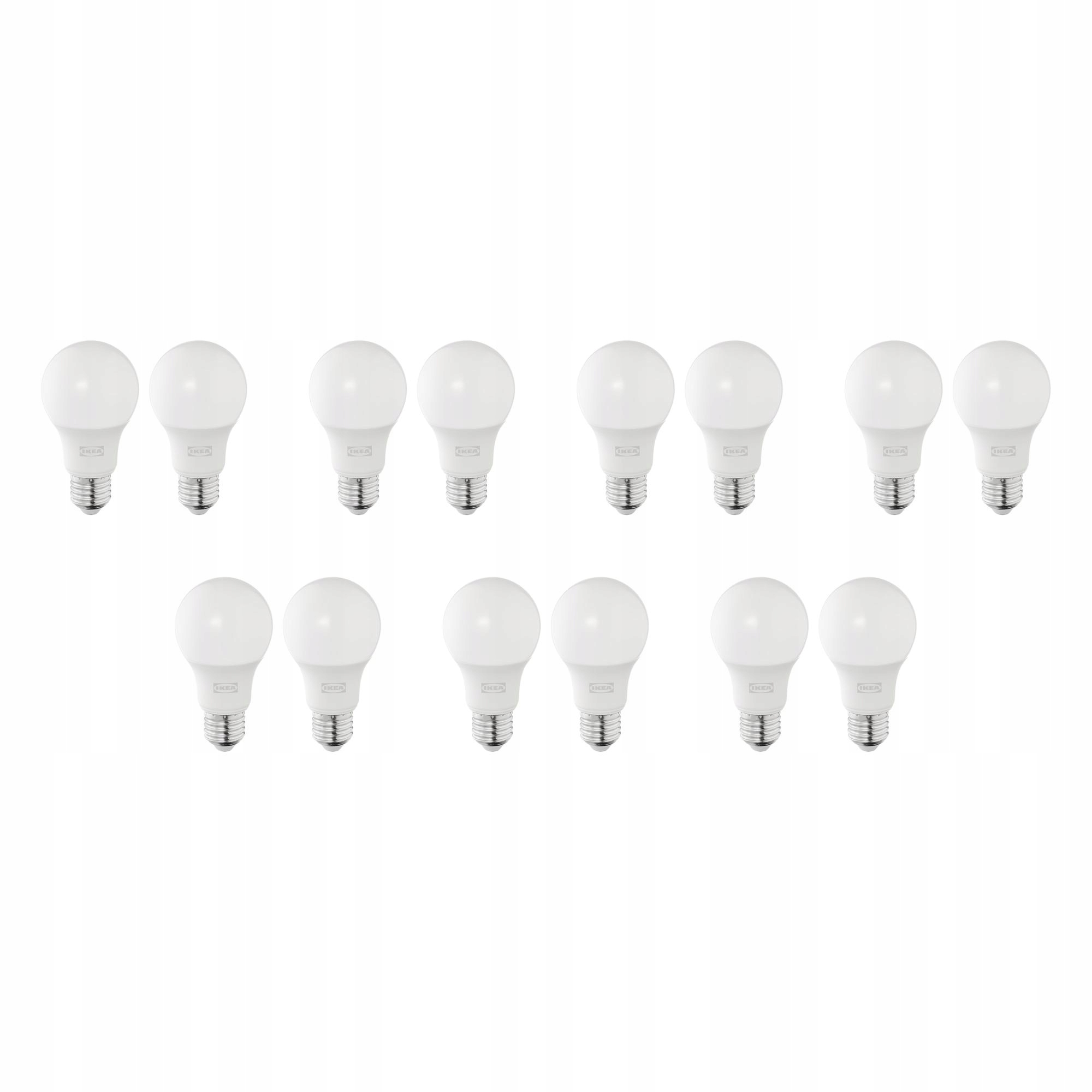 7 ks Solhetta Led žárovka E27 470 lumenů opálová koule, bílá