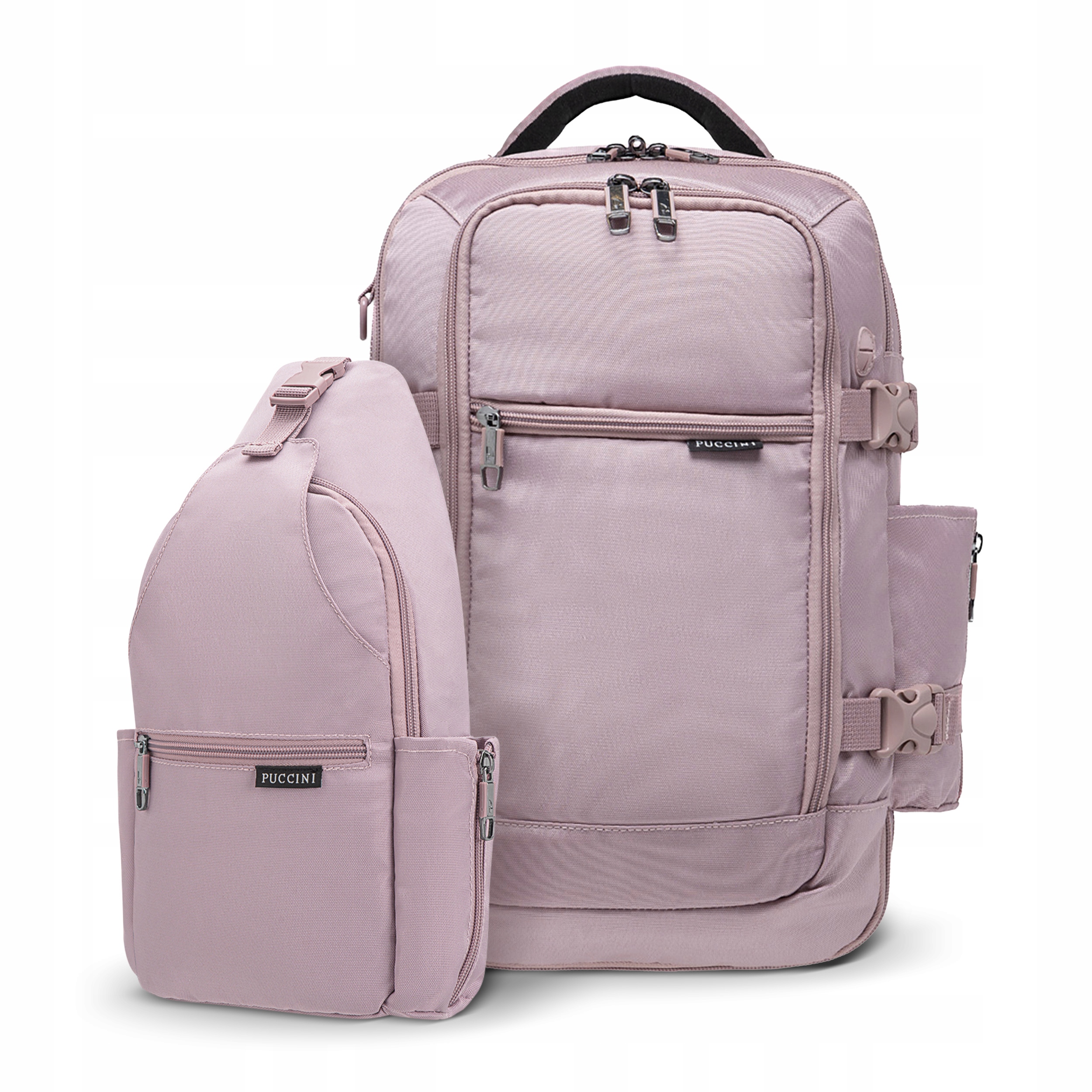 Dárek sada růžového Batoh Do Letadla crossbody kabelky Puccini