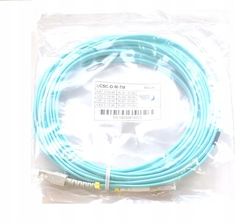 PATCHCORD SWIATŁOWÓD LC/SC OM3 7M