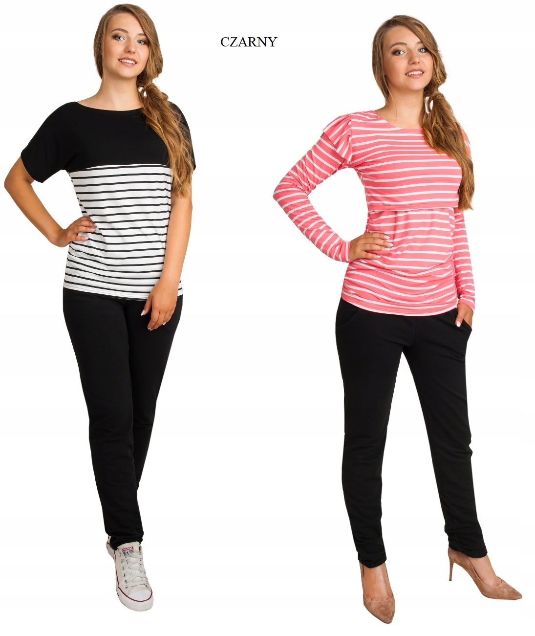 Spodnie ciążowe POLA dresowe, niski panel L EAN (GTIN) 5904035001955