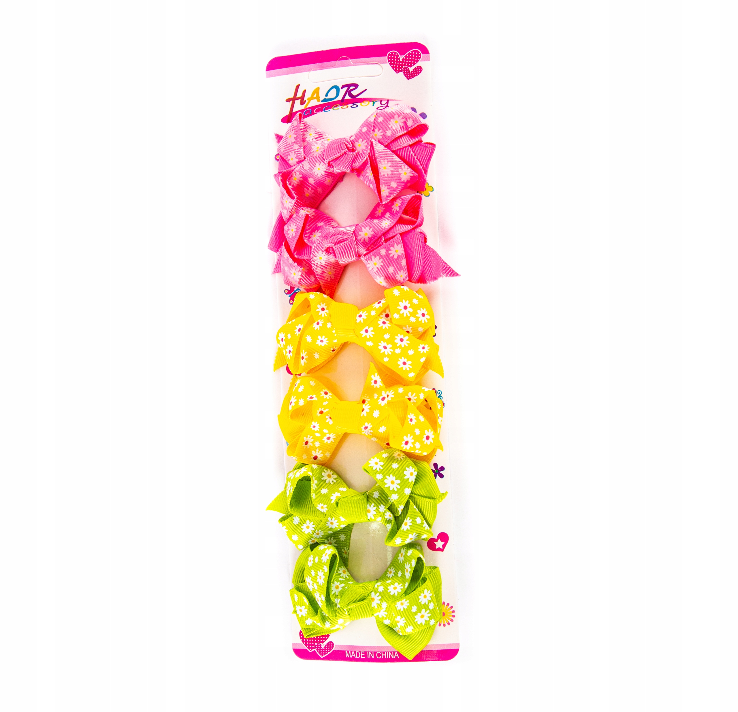 

Kolorowe Spinki Do Włosów Kokardki Zestaw 6SZT