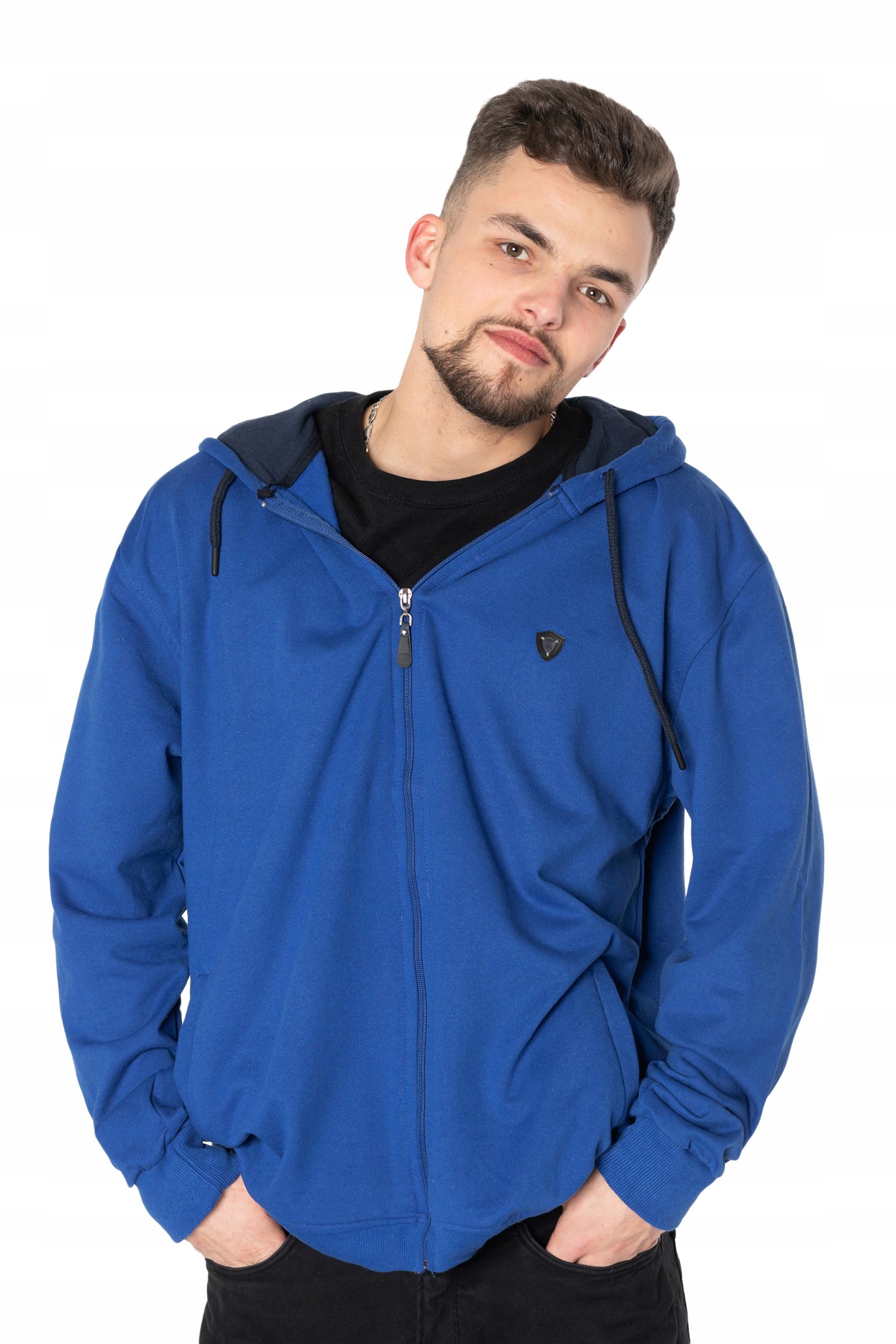 

Duża Bluza Dresowa Męska Rozsuwana Sport 634-4 5XL