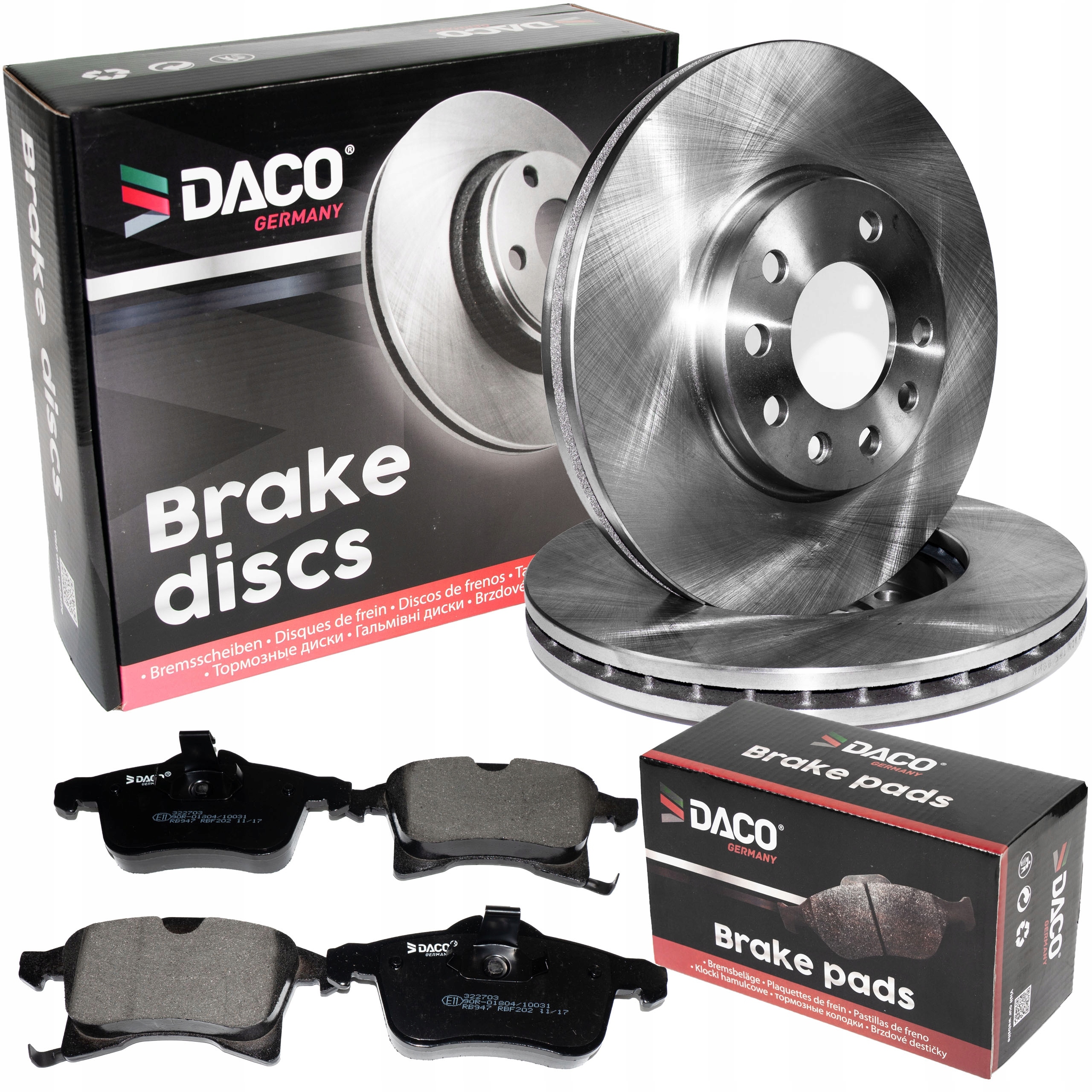 603695 - Диски та гальмівні колодки передні Opel Astra Zafira