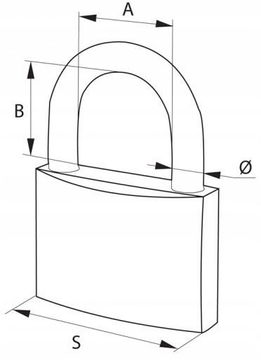 KŁÓDKA PRZEŹROCZYSTA 50 mm NA KLUCZ ZAMEK Rodzaj kłódki na klucz