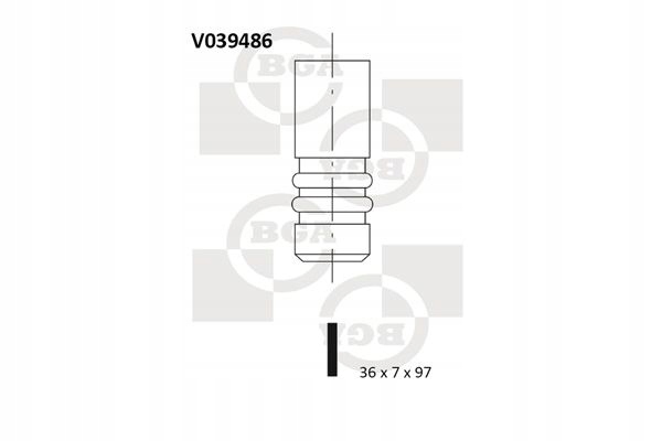 ZAWÓR DOLOTOWY SSĄCY V039486 BGA AUDI FORD SEAT A3 Stan opakowania oryginalne