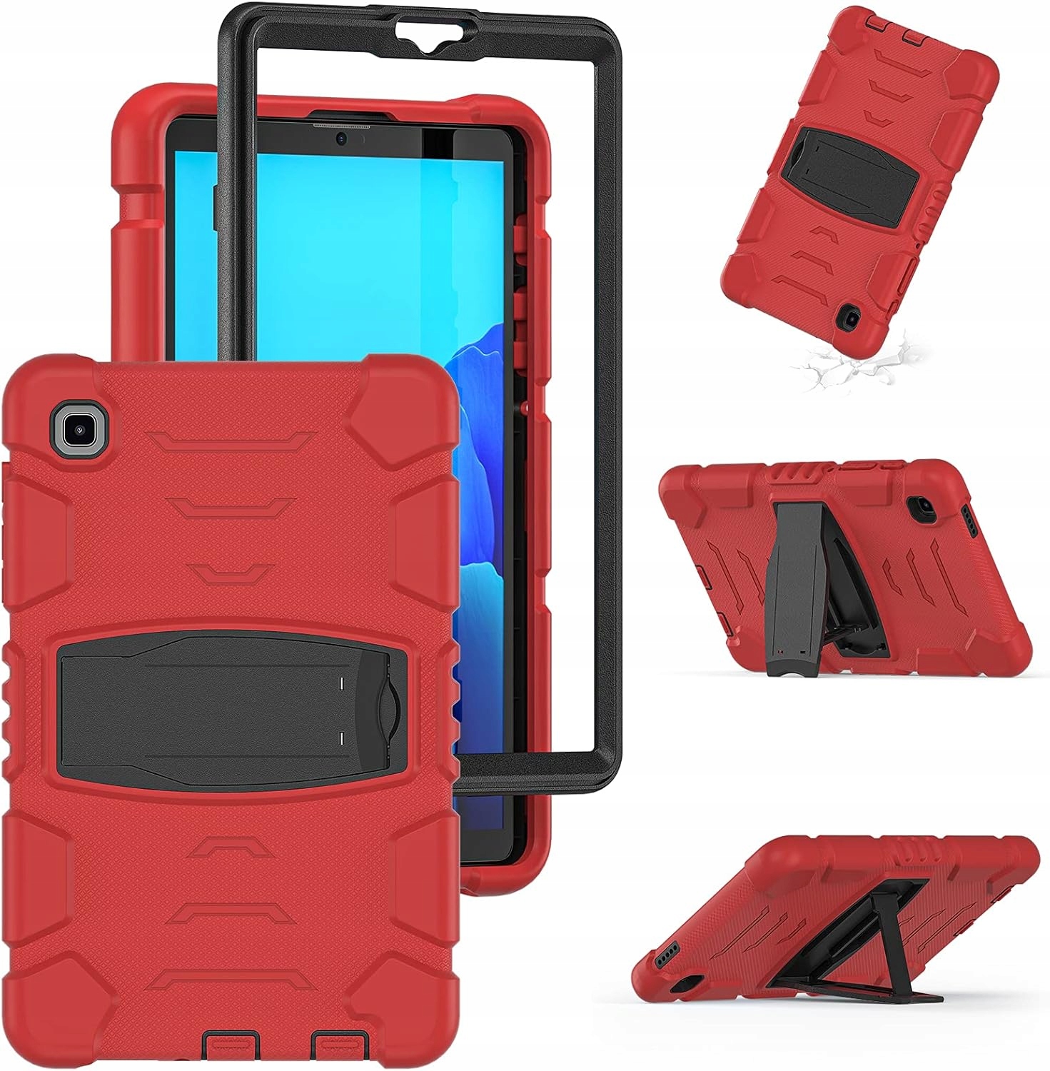Etui do Samsung Galaxy Tab S6 Lite Pancerne z Podstawką Czerwone