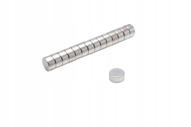 

Magnes Neodymowy Walcowy Mw 8x4 mm N38 10 szt.