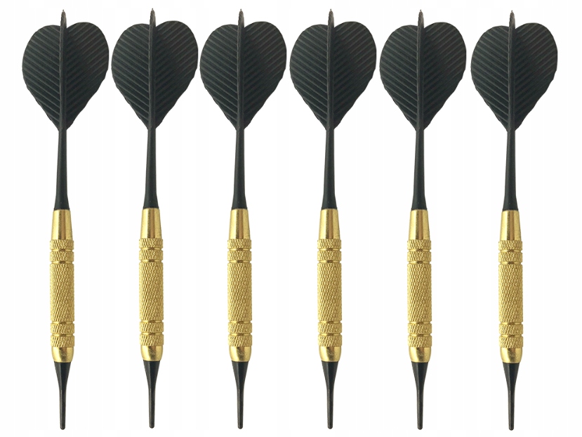 LOTKI RZUTKI DO DARTA ZESTAW RZUTEK LOTEK 100 GROTÓW MOSIĘŻNE CZARNE Marka Ultimar