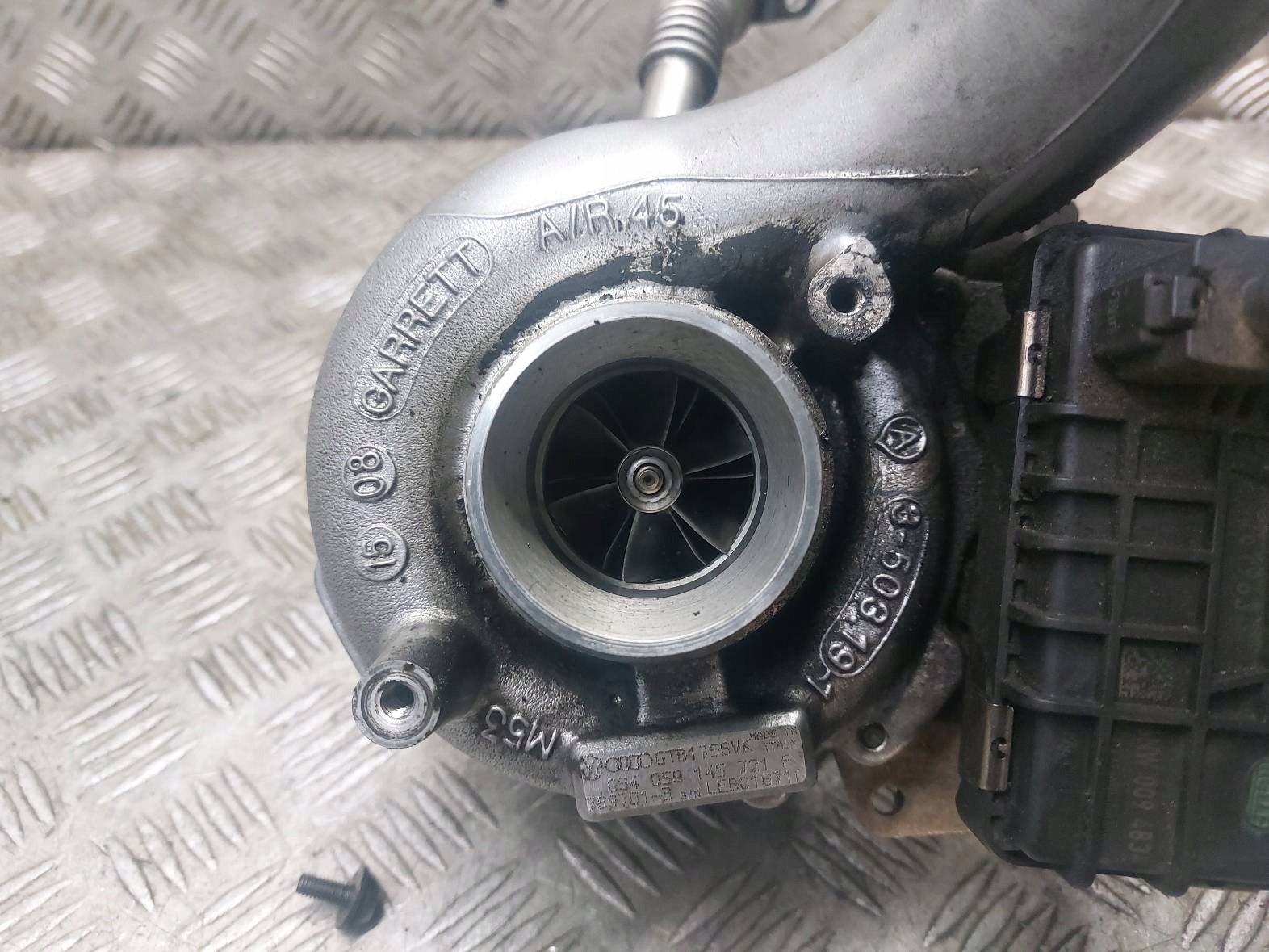 turbo TURBINA AUDI A6 C6 2.7 TDI 059145721F 6NW009483