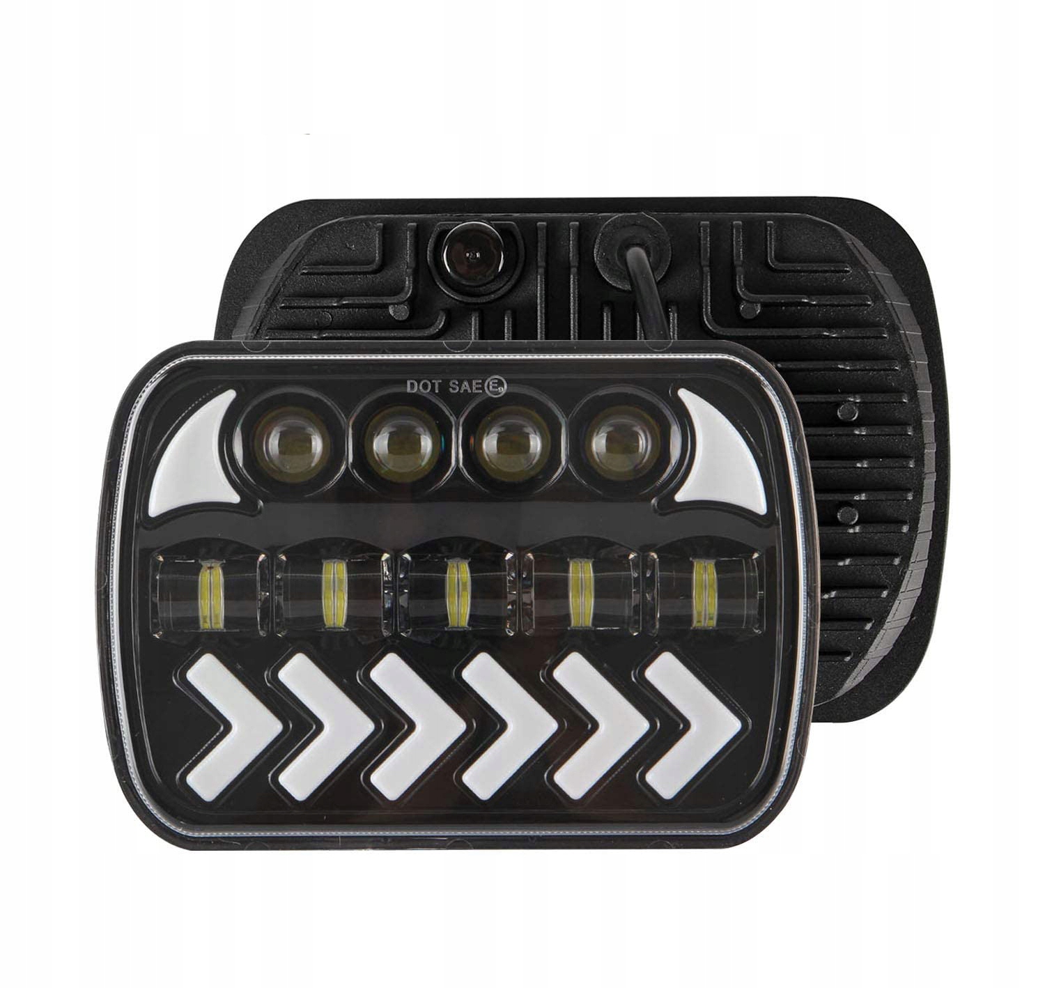 REFLEKTOR LAMPA LED PRZEDNIA HOMOLOGACJA MOTOCYKL