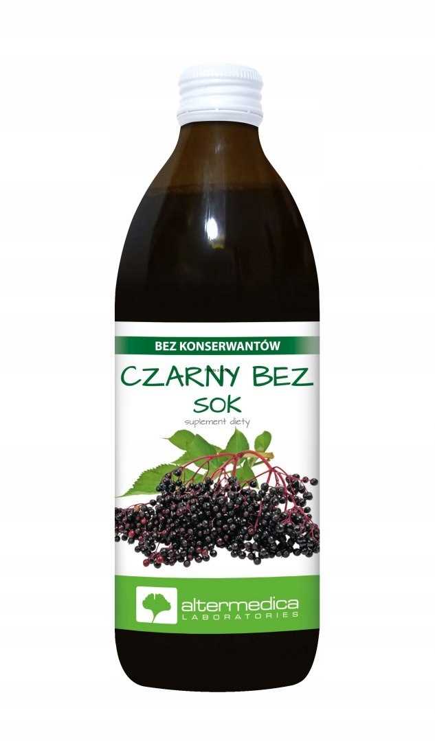 

Czarny Bez sok 500 ml Odporność