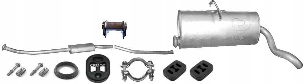 CITROEN BERLINGO PEUGEOT PARTNER 03-08 TŁUMIKI