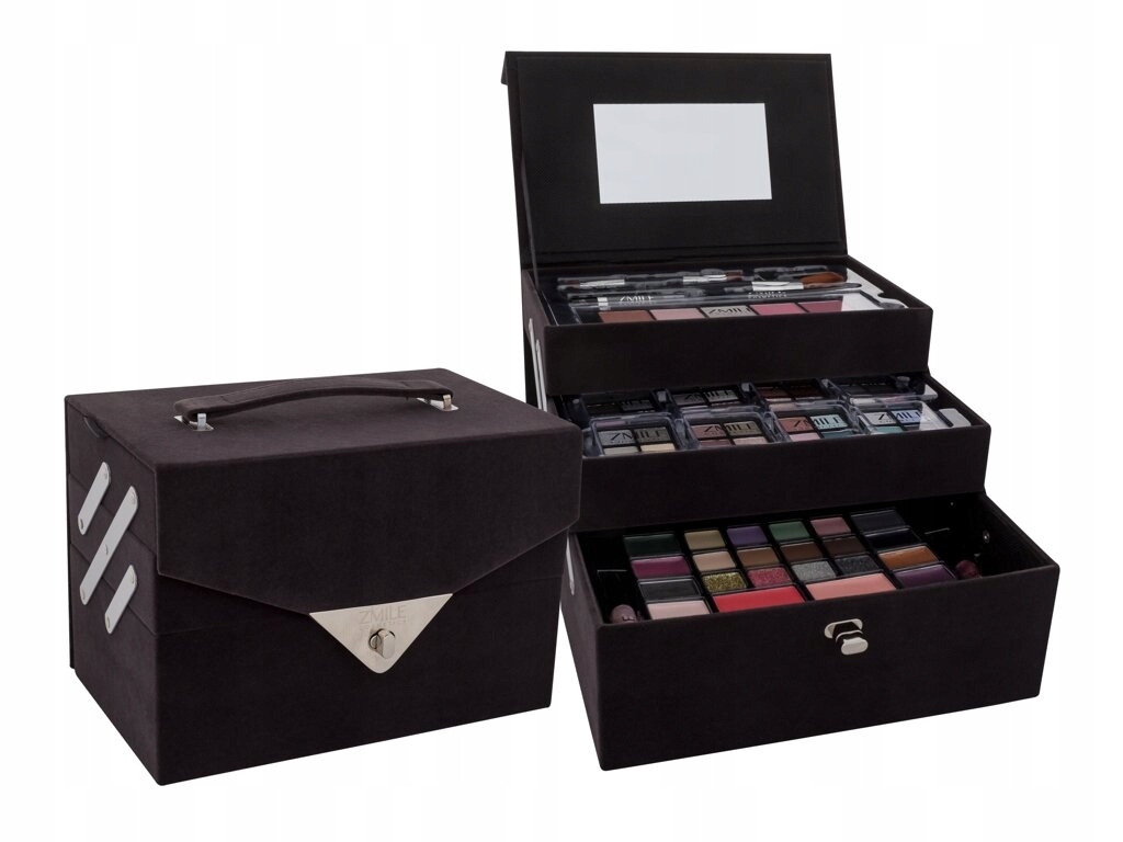 Zmile Cosmetics Kosmetický kufřík Velvety Limited Grey Pro ženy, 80,2 g