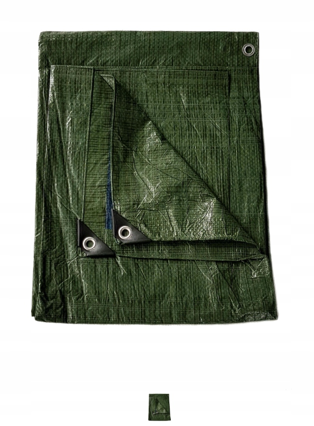 Plandeka Zielona 10x12m 65g/m2 przykrycie