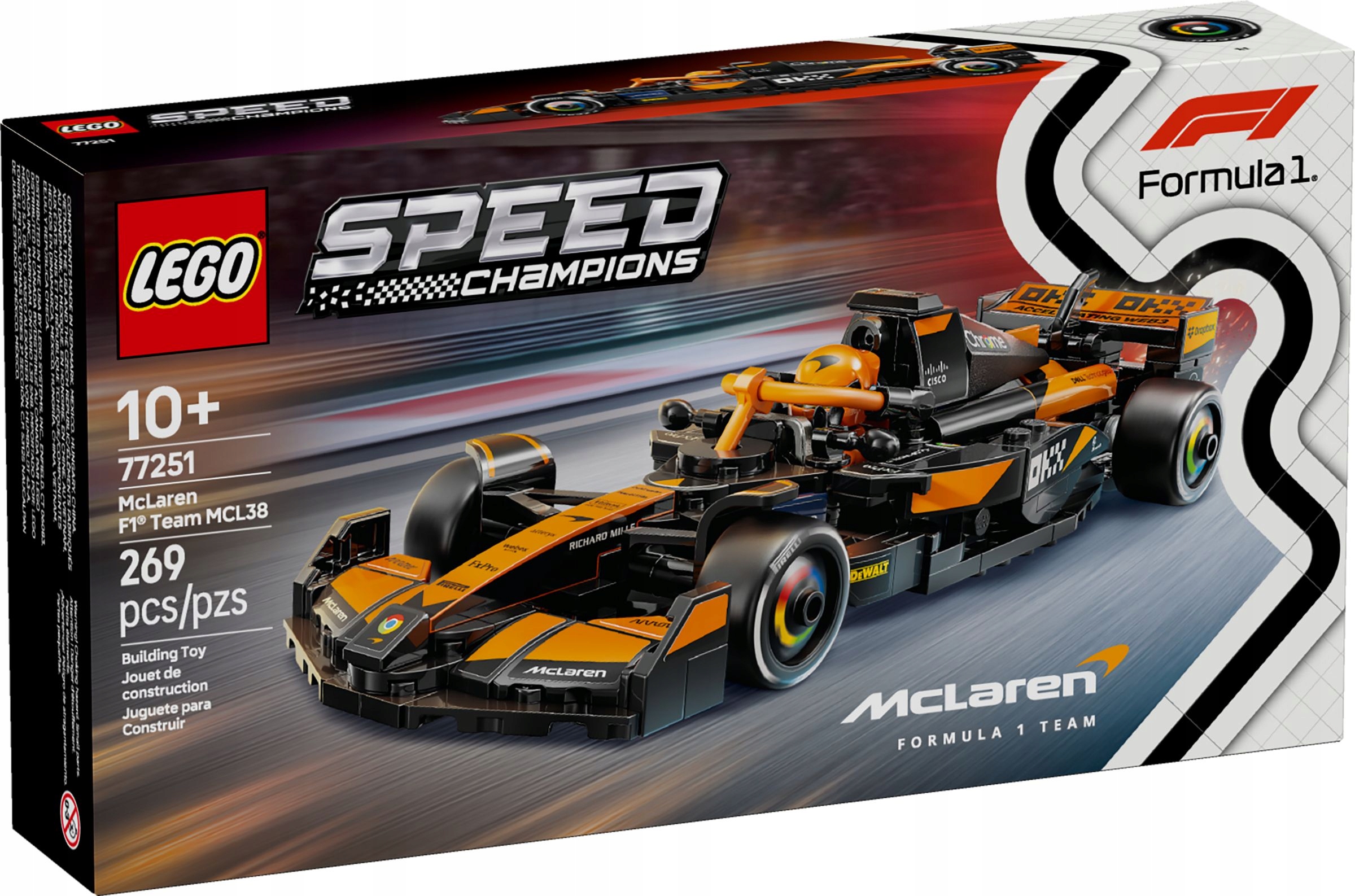 Lego Speed Champions 77251 Mclaren Team F1 Formule