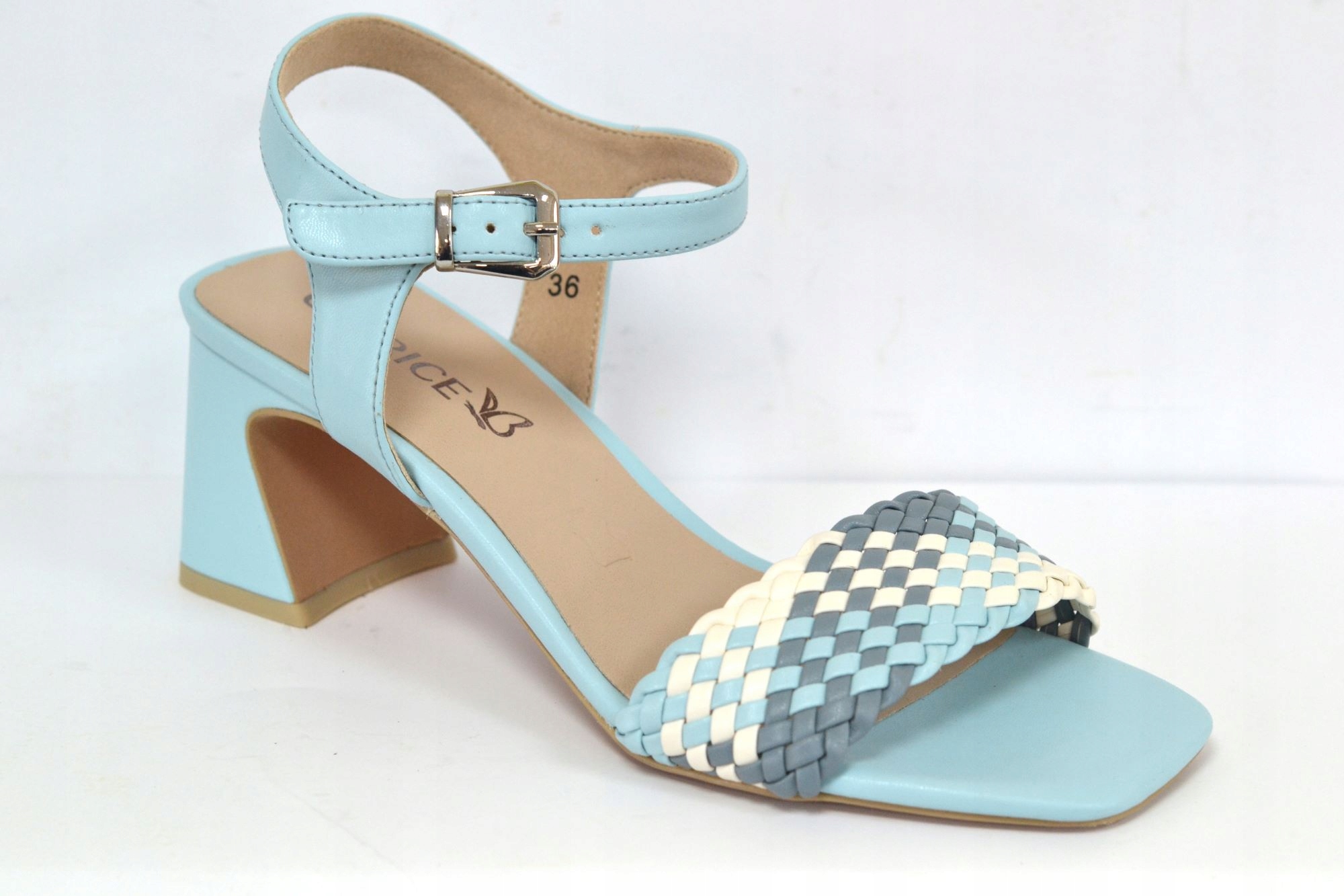 Caprice 28320-42 Sandály Lt.blue Comb VEL.40