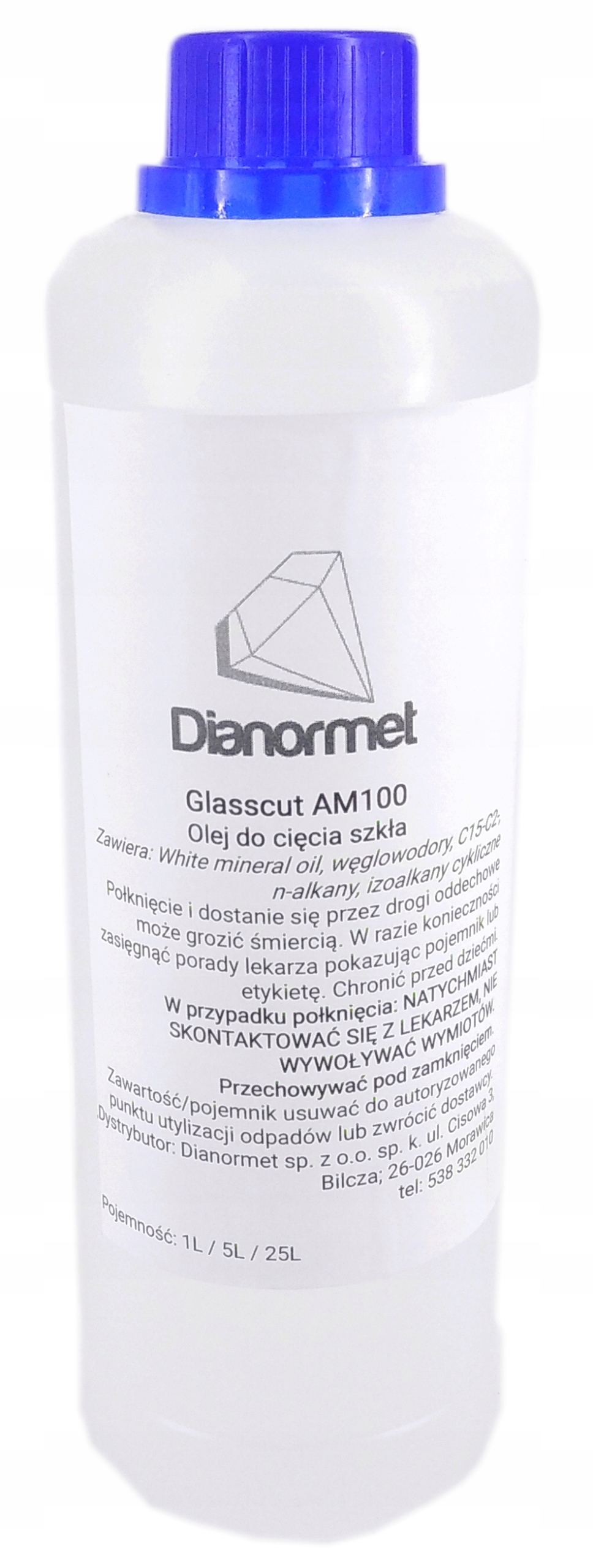

Olej do rozkroju szkła GlassCut AM100 1l
