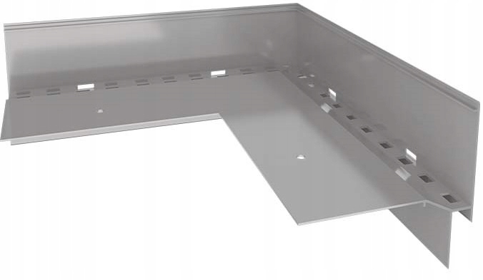 Narożnik zewnętrzny 90 stopni do systemu Renoplast W60 Szary