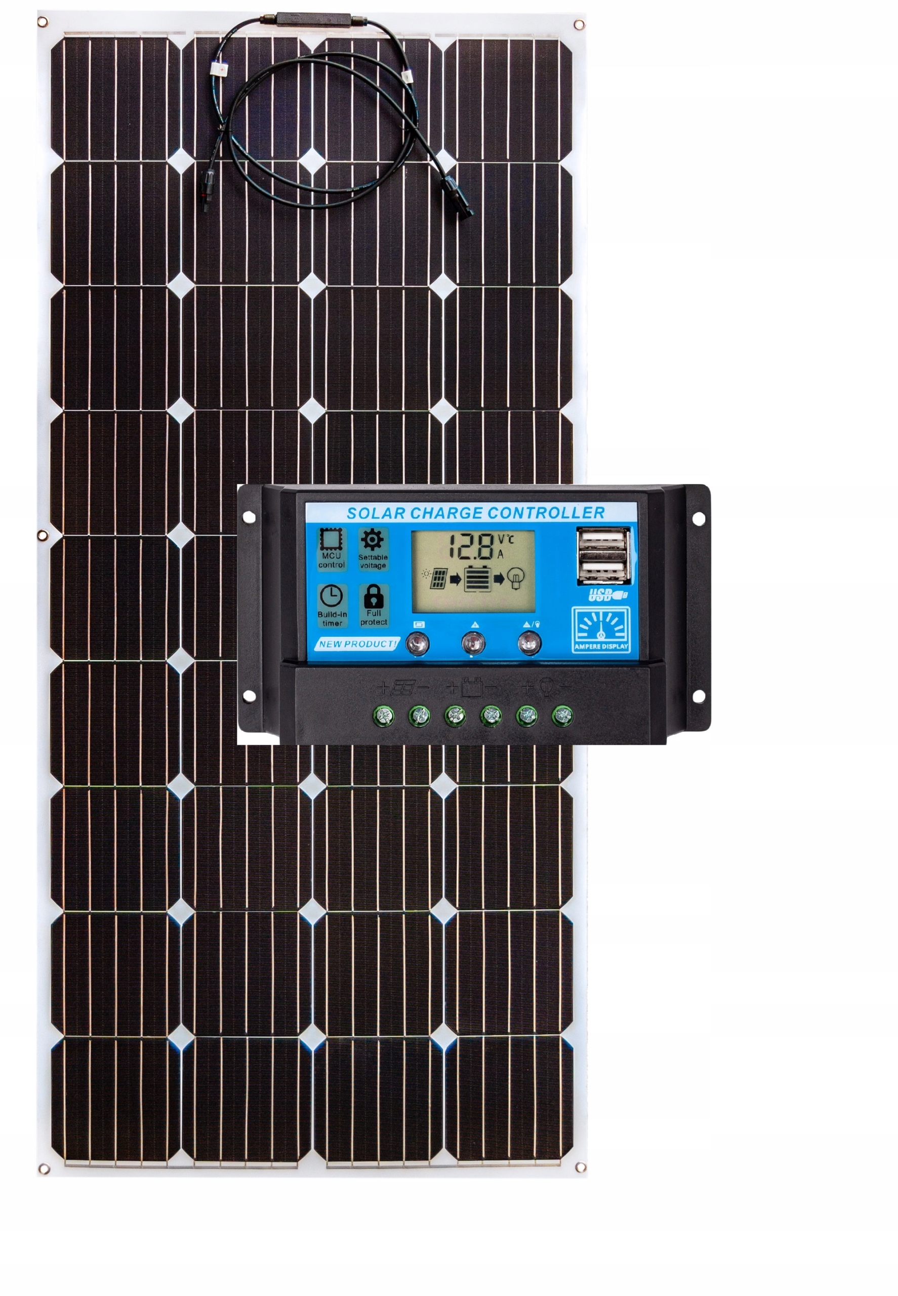 

Panel Fotowoltaiczny Elastyczny Mono 140W reg. 20A