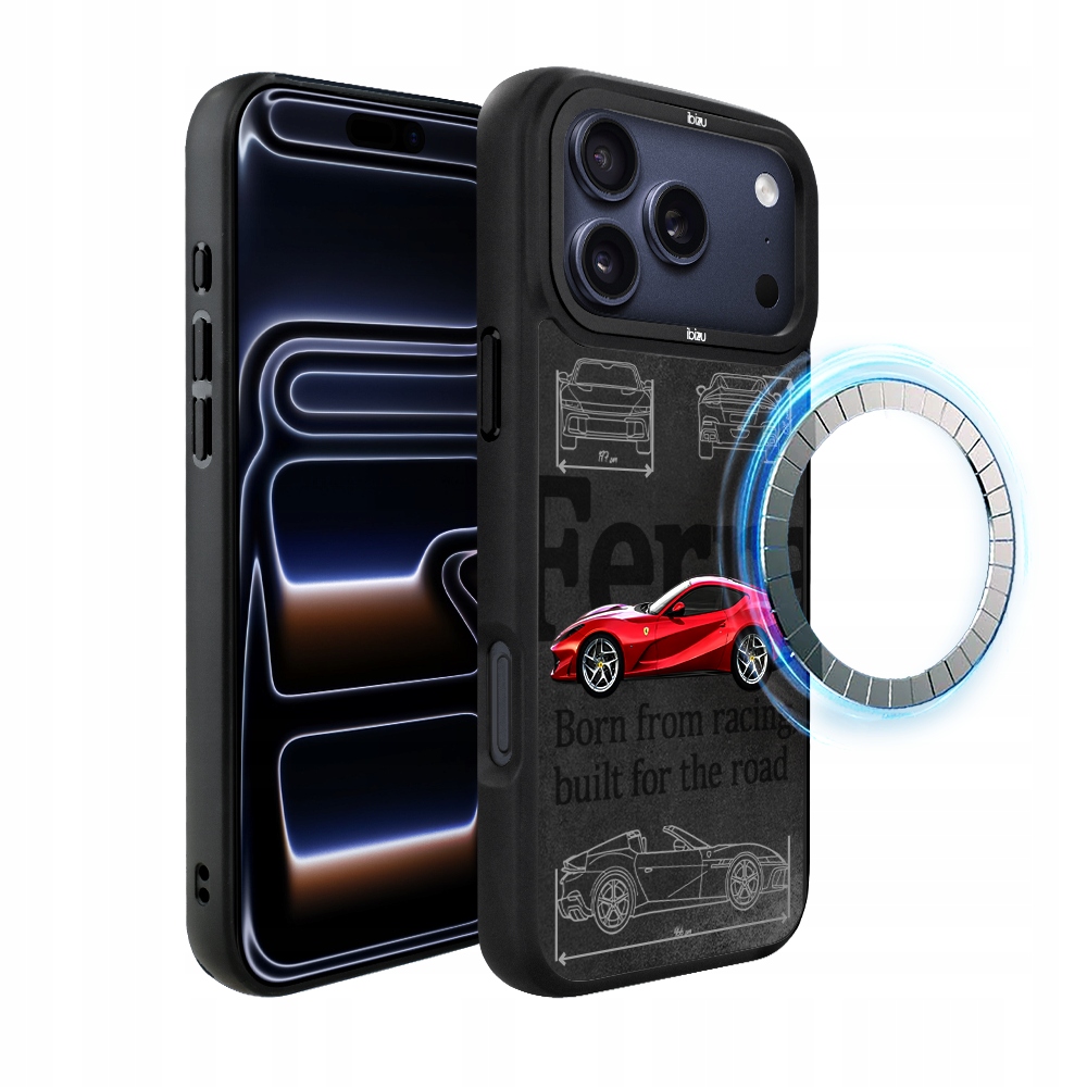 Matný Pouzdro Ibizu DropGuard s MagSafe pro iPhone 17 Pro, 812 Superfast