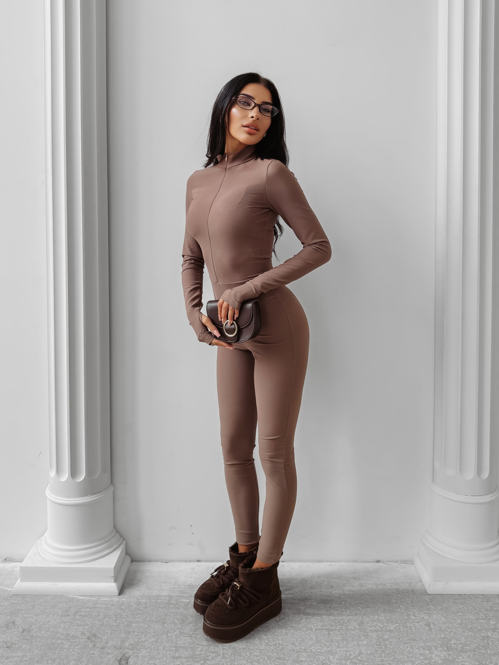 Dámská Kombinéza Timeless Ember Olavoga Cappuccino
