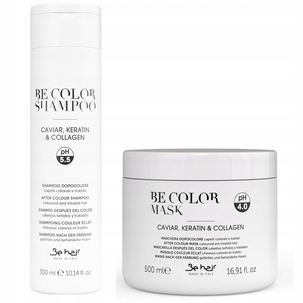 

Be Hair Be Color Szampon 300 ml Maska 500 ml