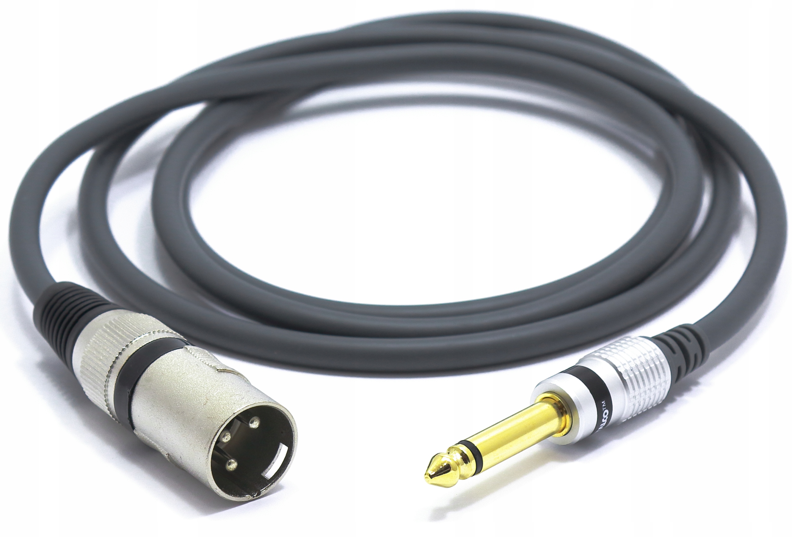 KABEL MIKROFONOWY JACK 6,3 MONO WTYK XLR MK34 3M Złącza XLR - jack 6,3 mm
