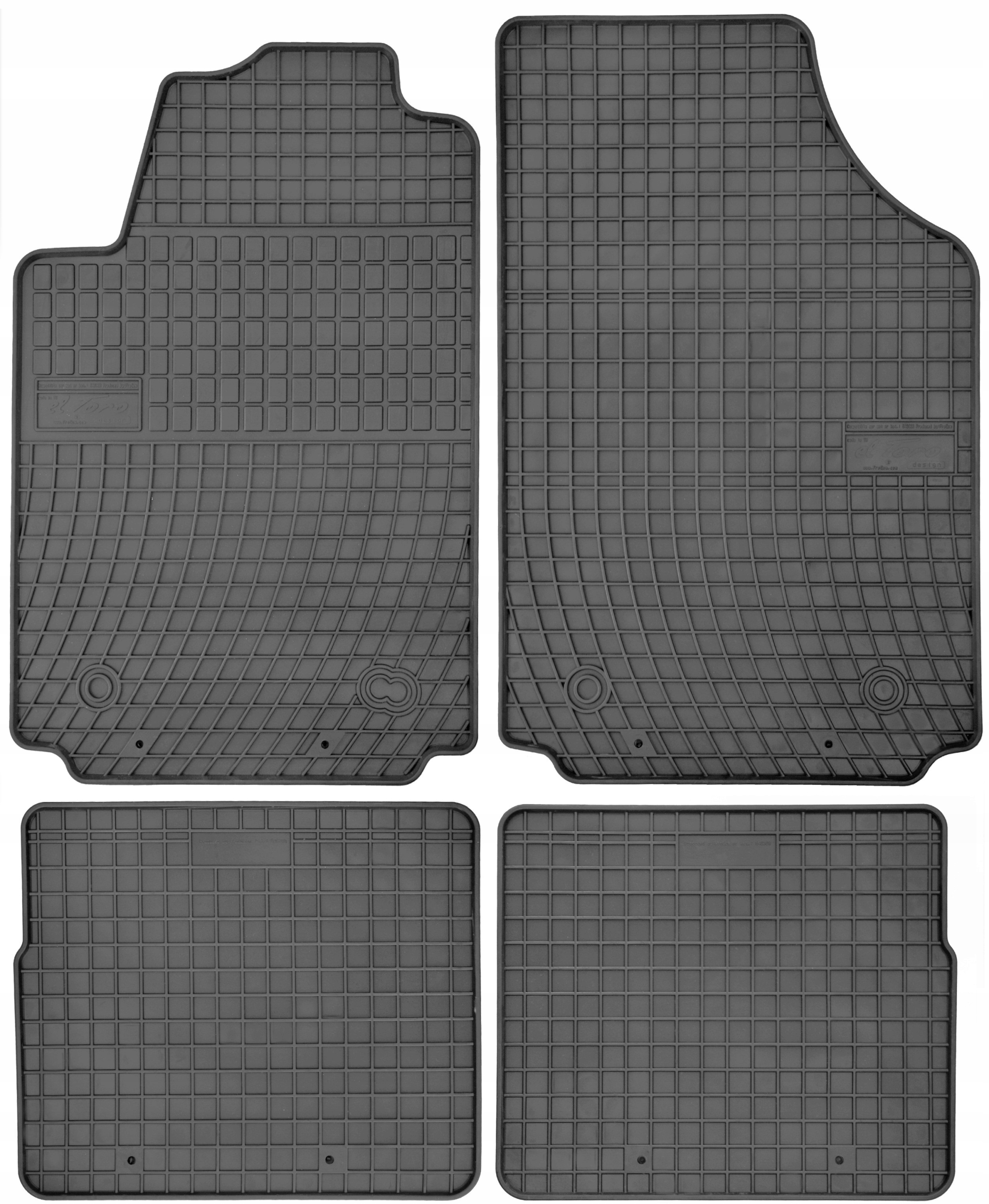 Килимки Фрогум резинові 546368 4 el.