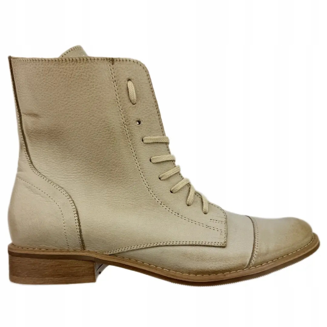 Dámské kotníkové boty Exquisite 819 RUSTIK23 béžová 37, béžová