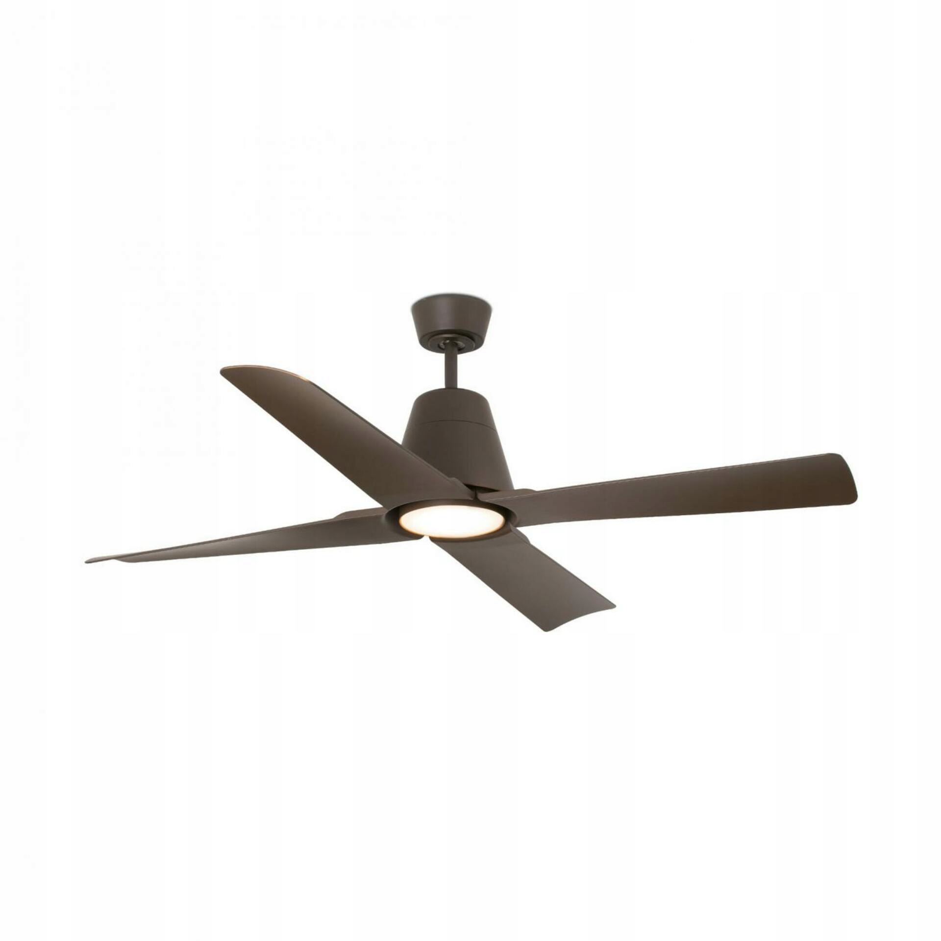 Stropný ventilátor Faro Typhoon M Led, DC motor, 132 cm, hnedá, IP44