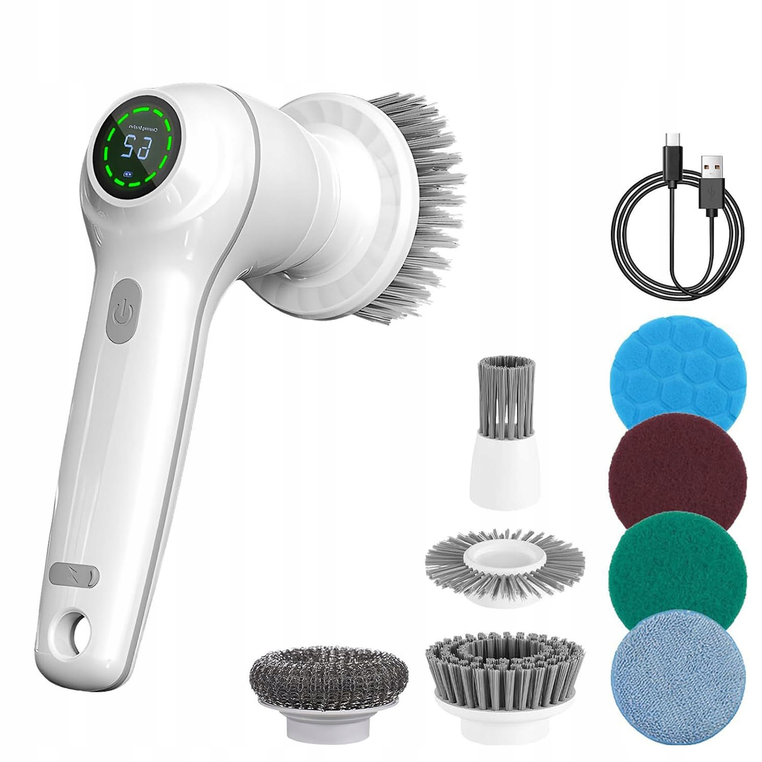 Levně Elektrický Čisticí Kartáč 8 V 1 Ultimátní Multifunkční Pro Domácnost A Úklid