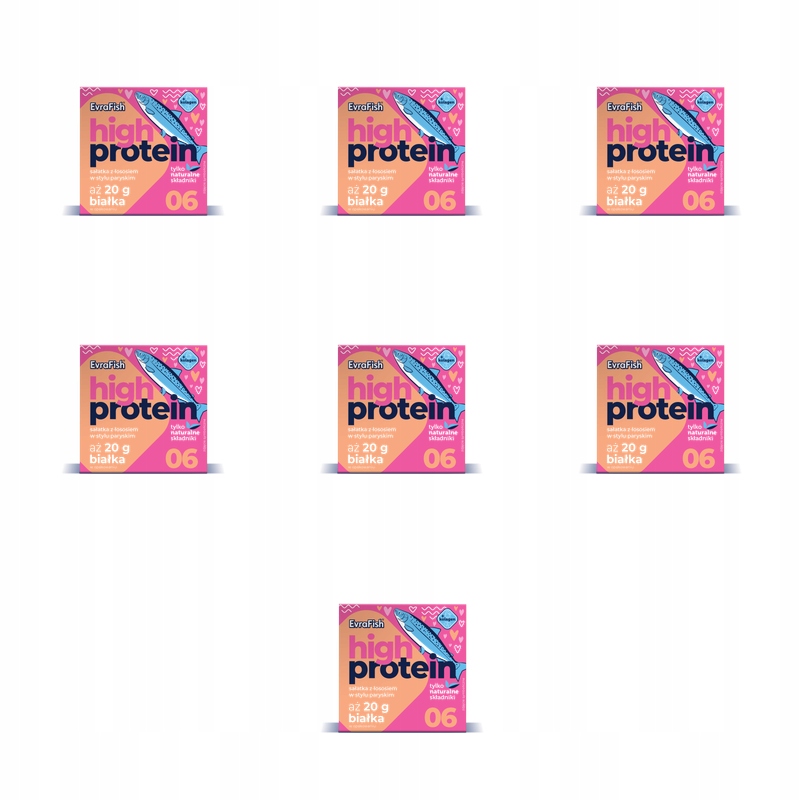 Evrafish Proteinový salát s lososem v pařížském stylu 160 g X7