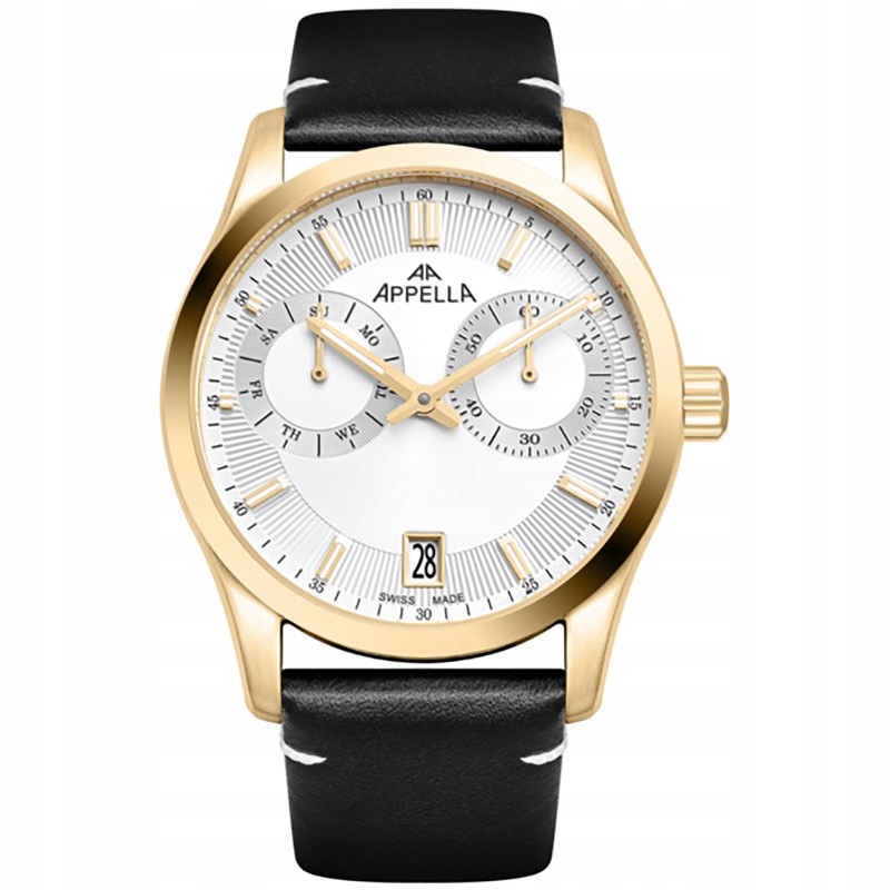 Pánské Hodinky Appella L70009.1213QF s černým řemínkem