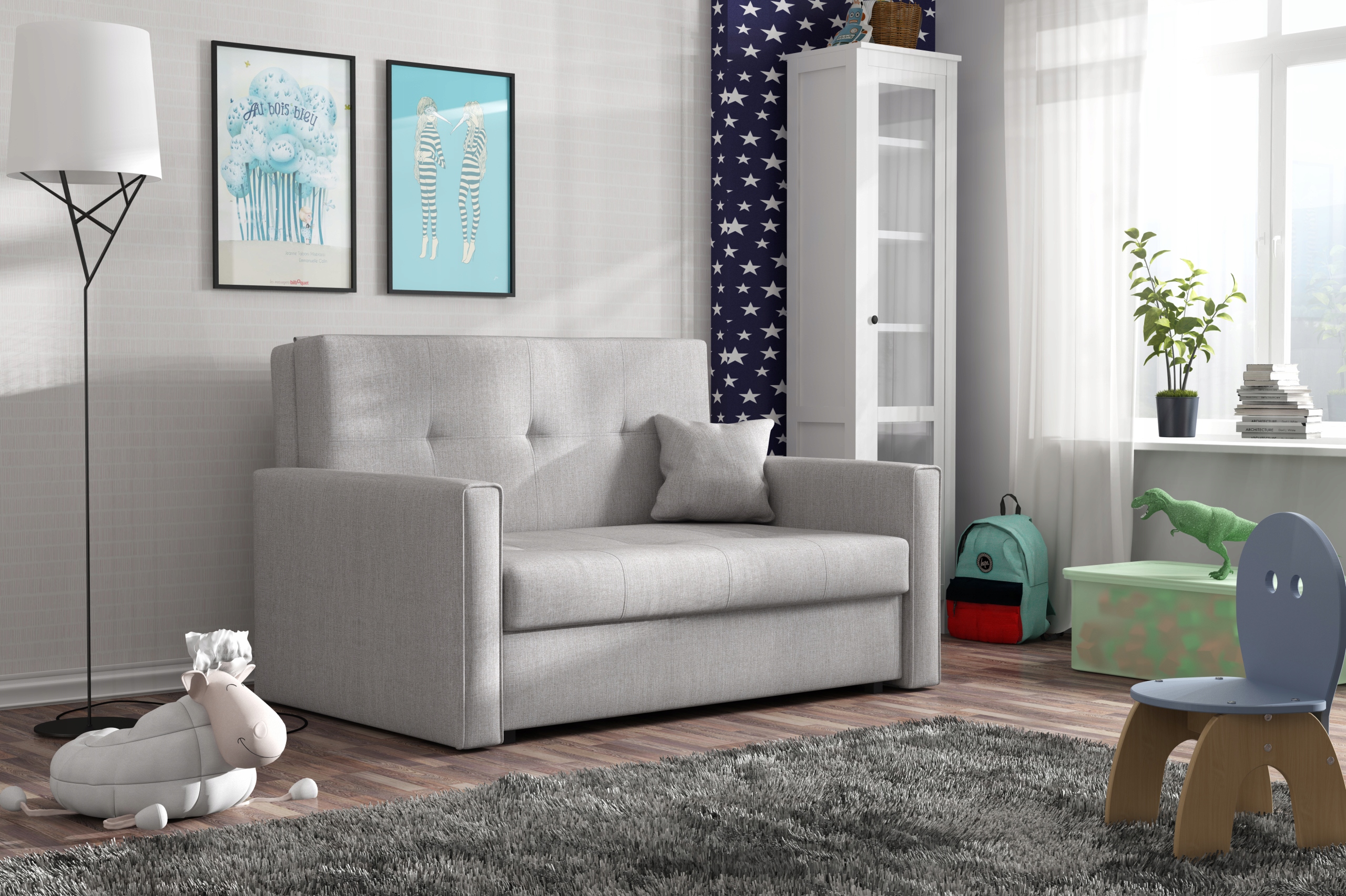

Viga II solidna sofa amerykanka rozkładana dwójka