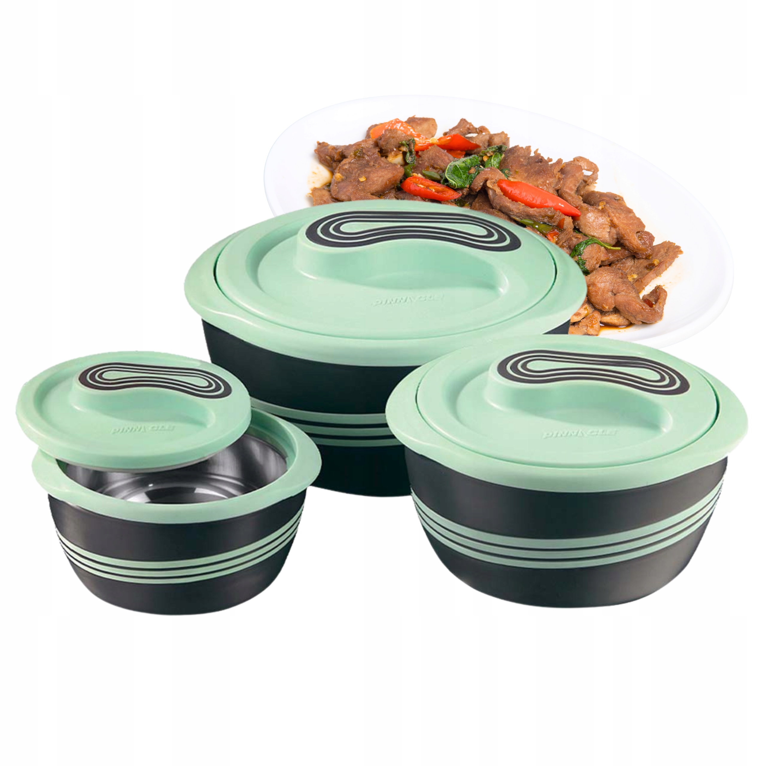 Termos Obiadowy Śniadaniówka Termiczna na żywność Pinnacle Palazio Zielone