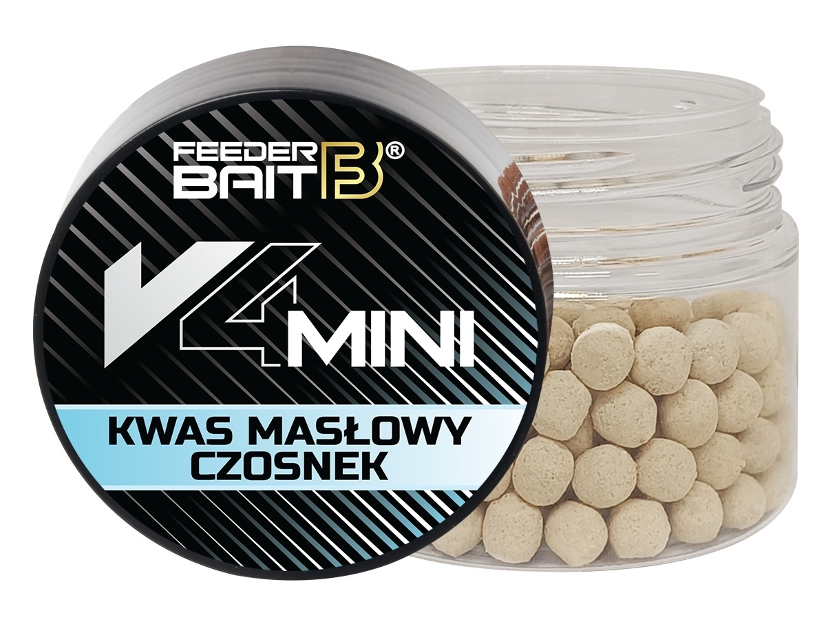 Feeder Bait V4 Mini 4mm Kwas Masłowy Czosnek