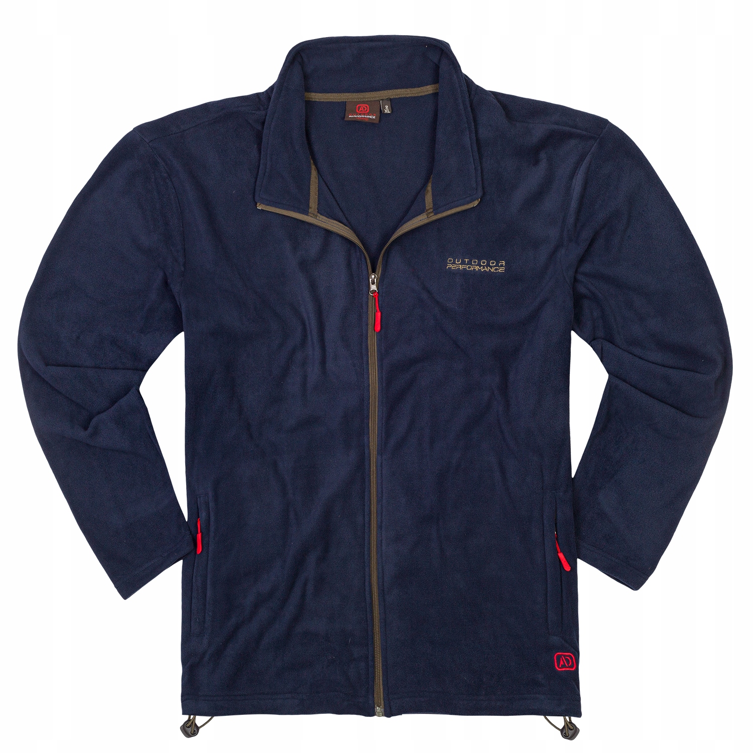 Adamo Polar Rozepínací Mikina Velké Velikosti 3XL