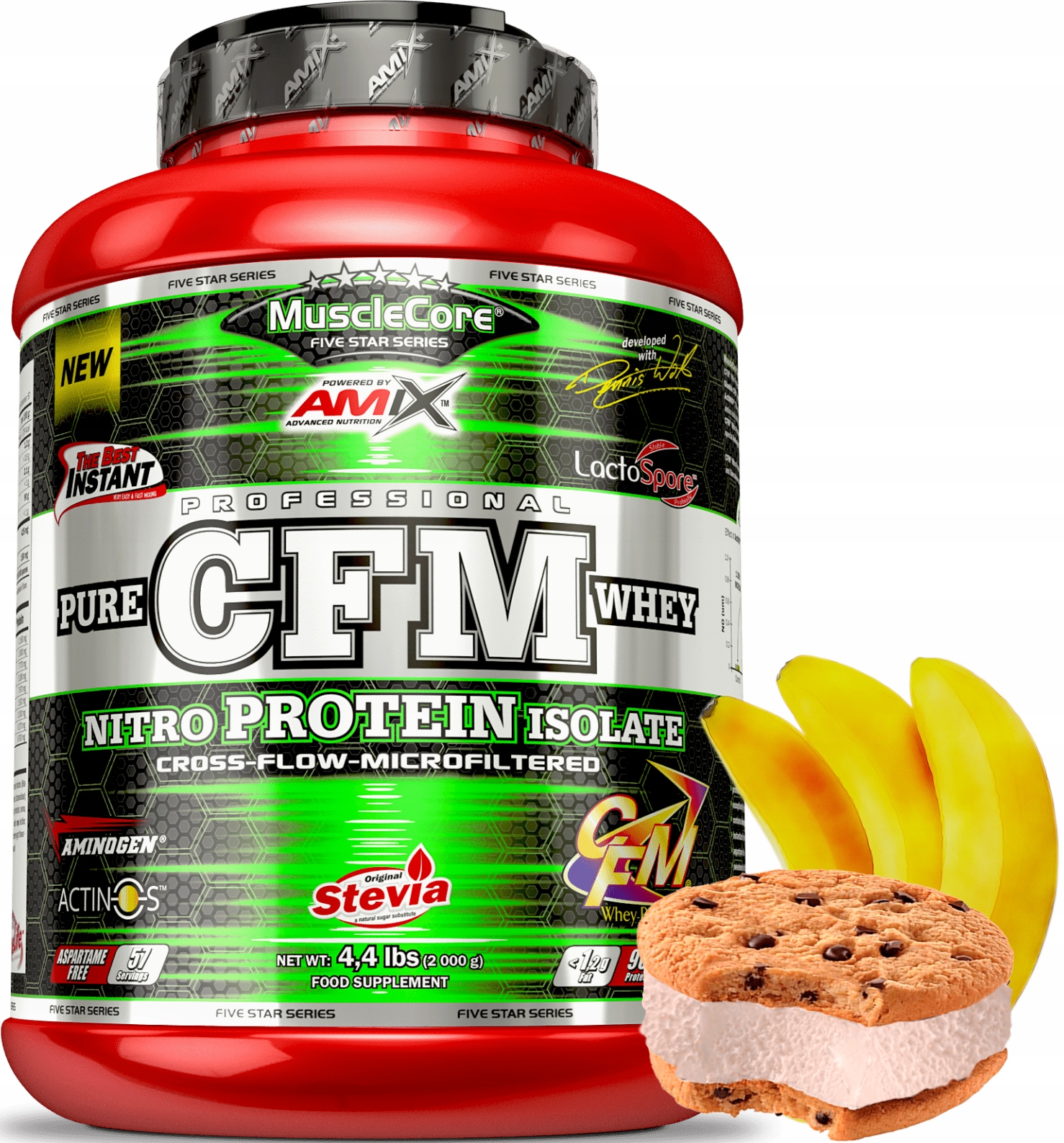 Amix Cfm Pure Whey Protein Isolate 1000g Izolát
