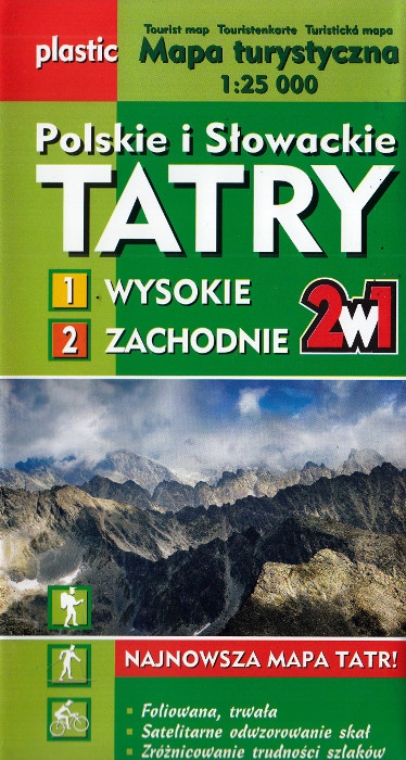 

Tatry Polskie i Słowackie 2w1 mapa WiT Piwn.