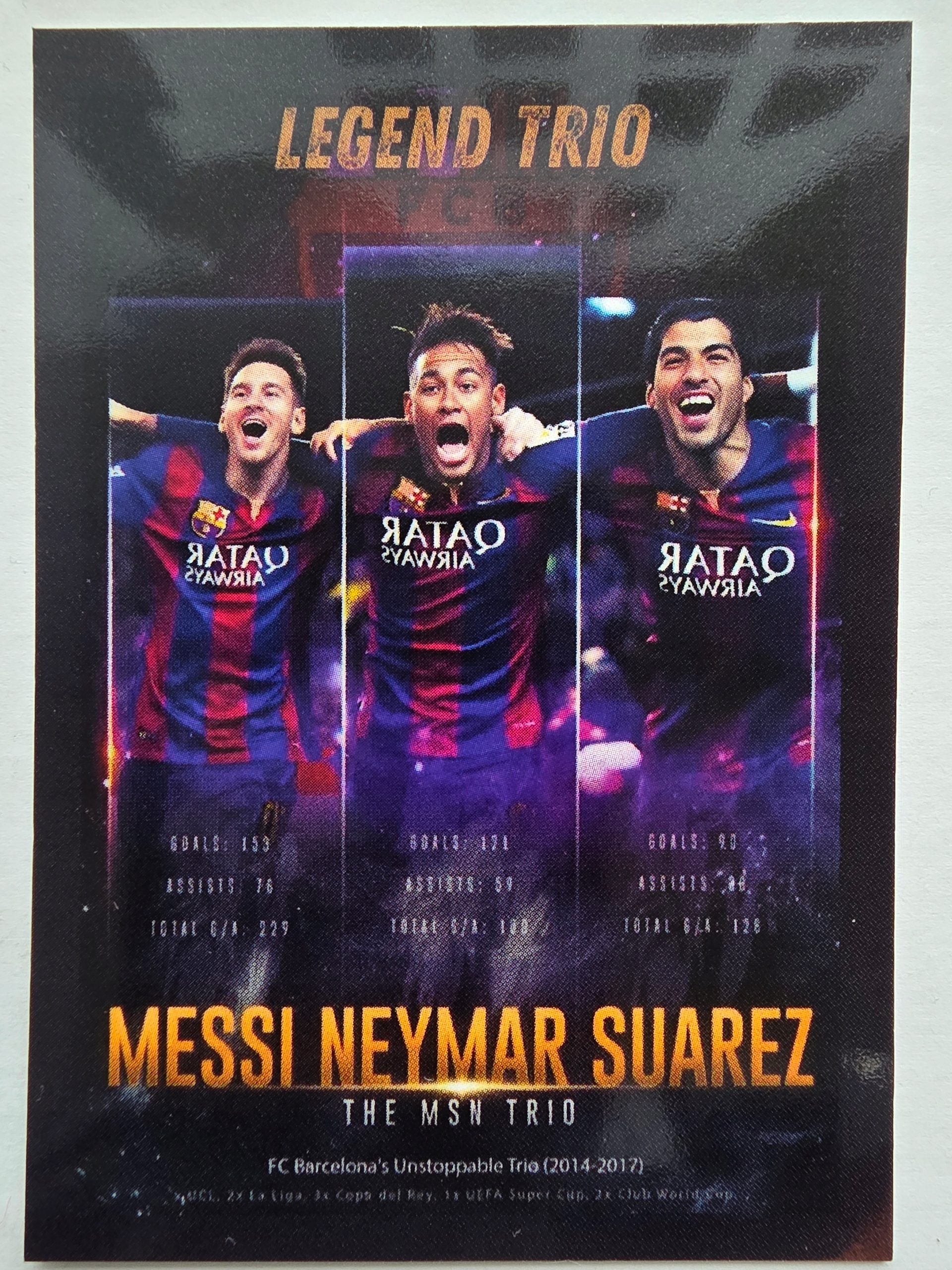 2026 Karta Messi Suarez Neymar FC Barcelona Legend Limited Edition /BG6