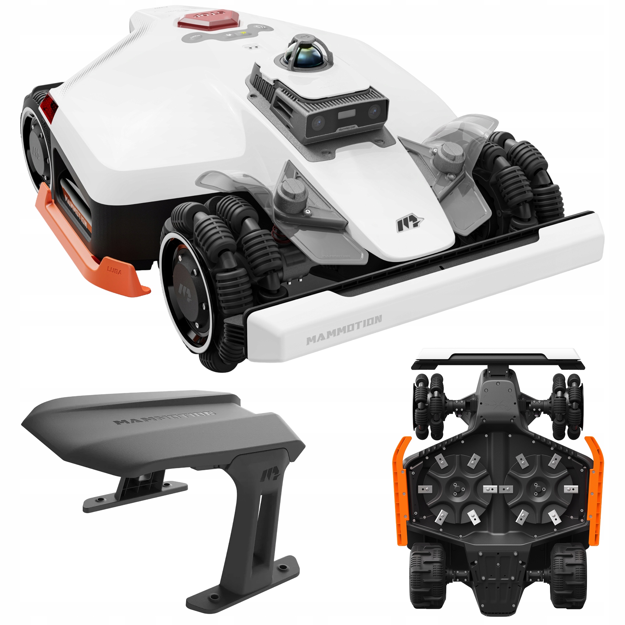Robot koszący MAMMOTION LUBA 3 AWD 1500 Kosiarka Bez kabla GPS AI LiDAR
