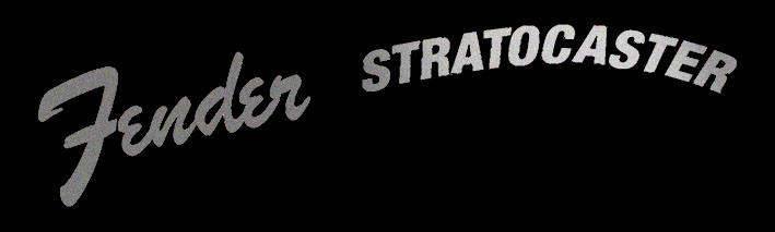 FENDER STRATOCASTER _ naklejka _ KOLORY Marka Grawerade