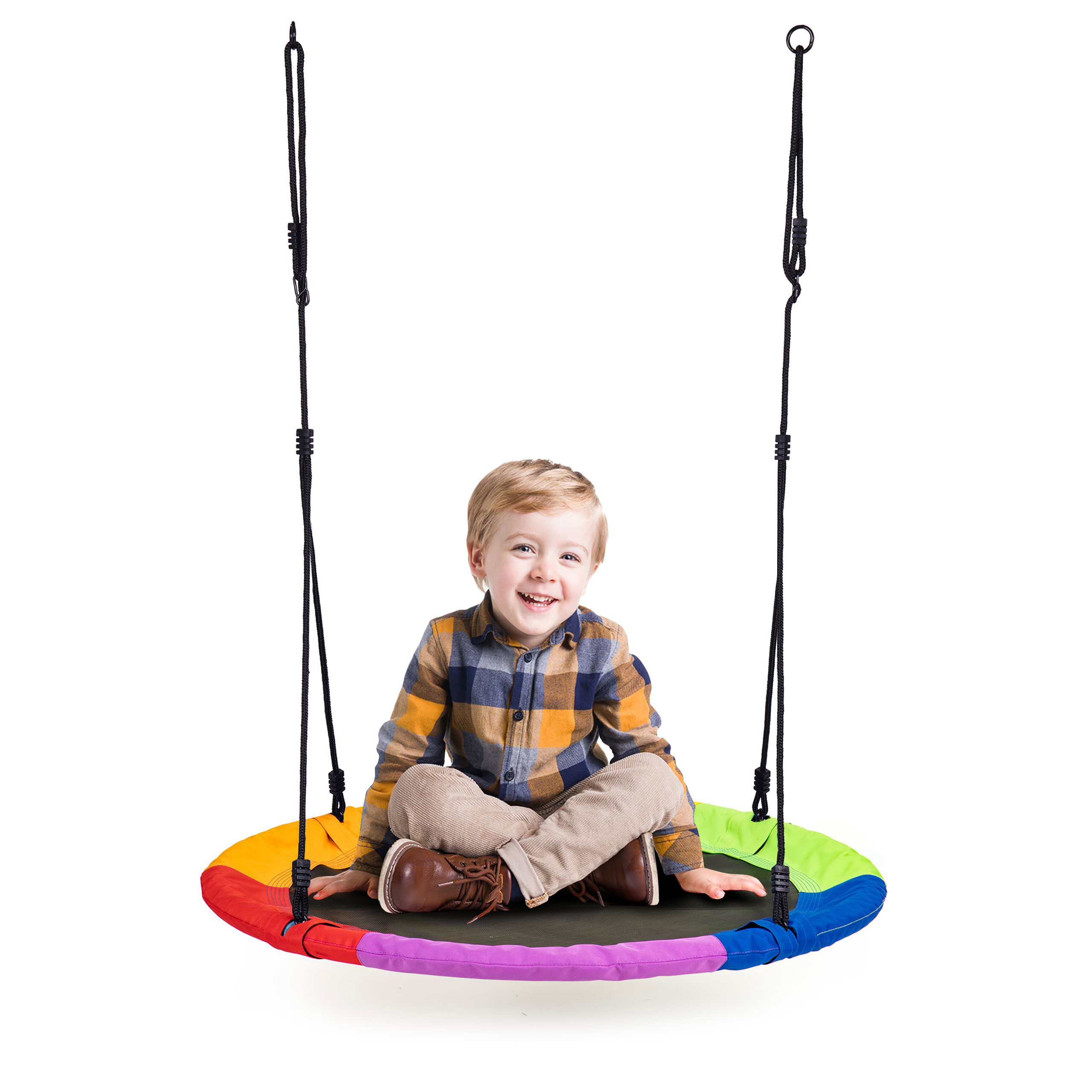 Závěsná Zahradní Houpačka Pro Děti Čapí Hnízdo 100 cm Multicolor