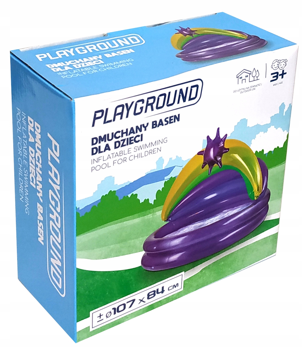 PAYGROUND BASEN DMUCHANY DLA DZIECI 3+ F-Ż